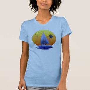 T-shirts Navigação do catamarã