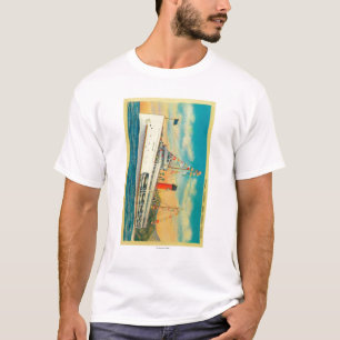 T-shirts Navio a vapor "Catalina" na ilha de Catalina do