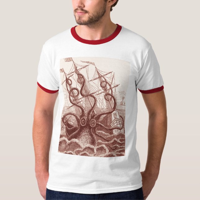 T-shirts navio contra o polvo (Frente)