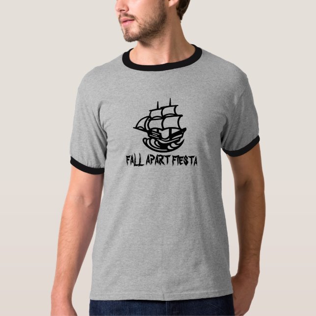 T-shirts Navio de pirata (Frente)