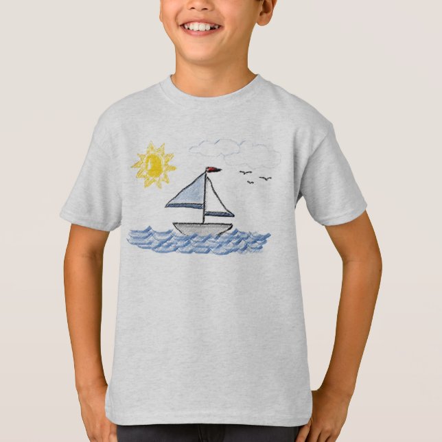 T-shirts Navio de vela P (Frente)