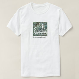 T-shirts Navio escandinavo da arte da rocha da Idade do