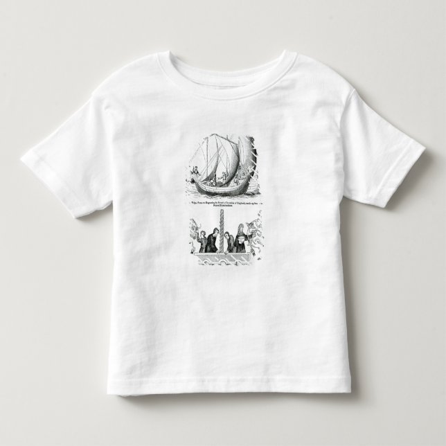 T-shirts Navio saxão (Frente)