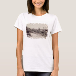 T-shirts Navios no Mississippi (foto de b/w)