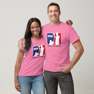 T-shirts NBBA, cerveja de Nationatl Bong a associação