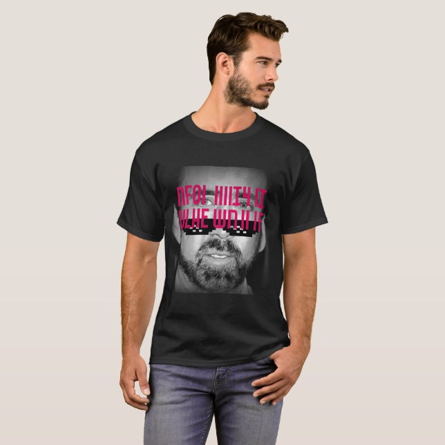 T-SHIRTS NEGÓCIO COM ELE MENSAGEM ESCONDIDA NICOLAS CAGE (Frente Completa)
