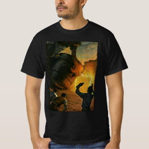 T-shirts Negócios Antigos, Indústria de Fabricação de Aço