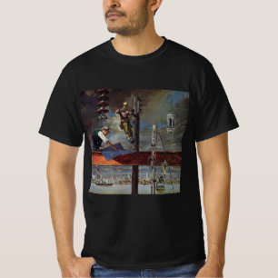 T-shirts Negócios Vintage, Arquitetos e Construção