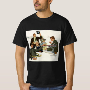 T-shirts Negócios Vintage, Reunião de Executivos de Companh