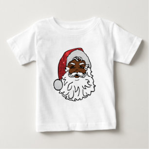 T-shirts negro santa claus