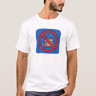 T-shirts Nenhum bolo saindo para fora na chuva