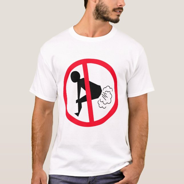 T-shirts Nenhum Farting (Frente)