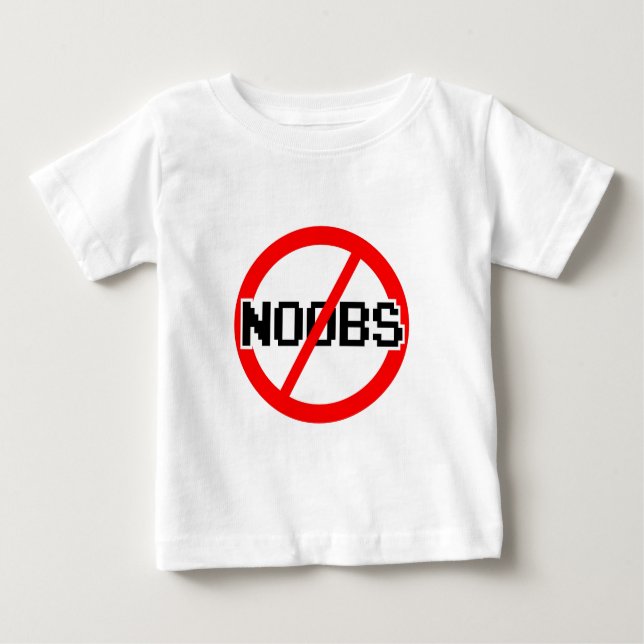 T-shirts NENHUM NOOBS - macaco do geek/hacker/pc/code (Frente)