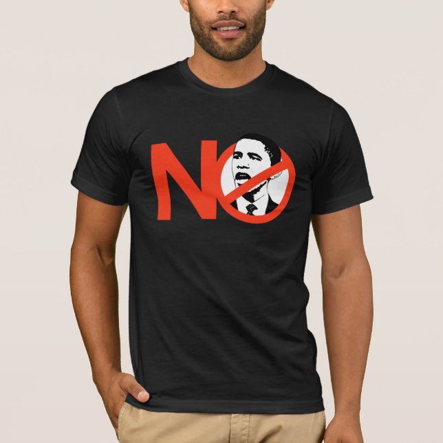 T-SHIRTS NENHUM OBAMA (Frente)