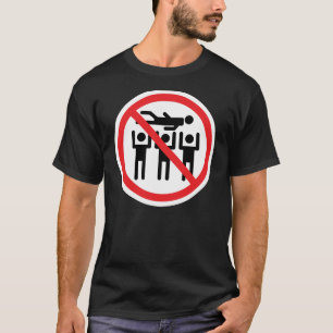 T-shirts Nenhuma multidão que surfa