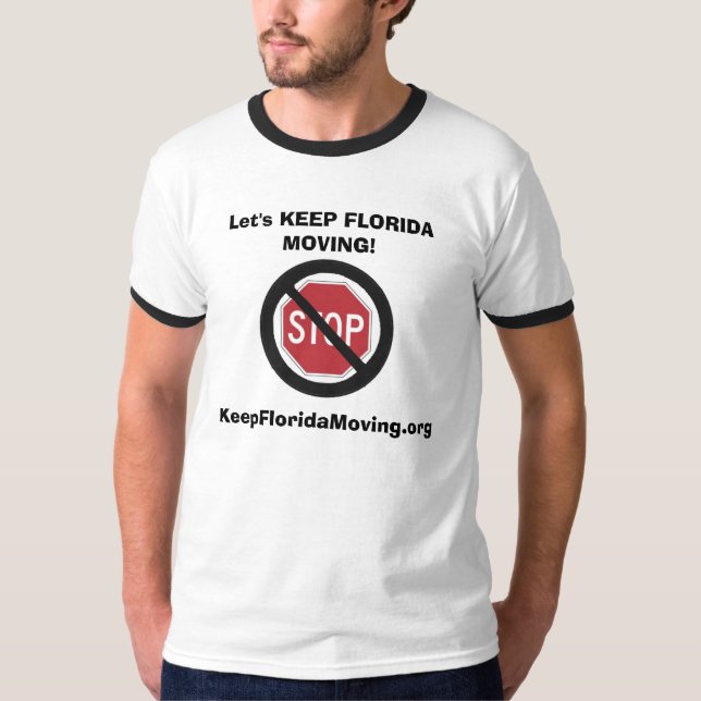 T-shirts Nenhuma parada - deixe-nos MANTER MOVER-SE de (Frente)