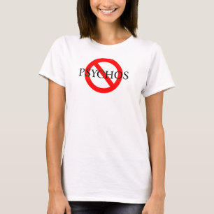 T-shirts Nenhuma pia batismal preta de Psychos