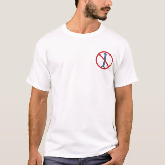 T-shirts Nenhuns encarregados - cédula no branco