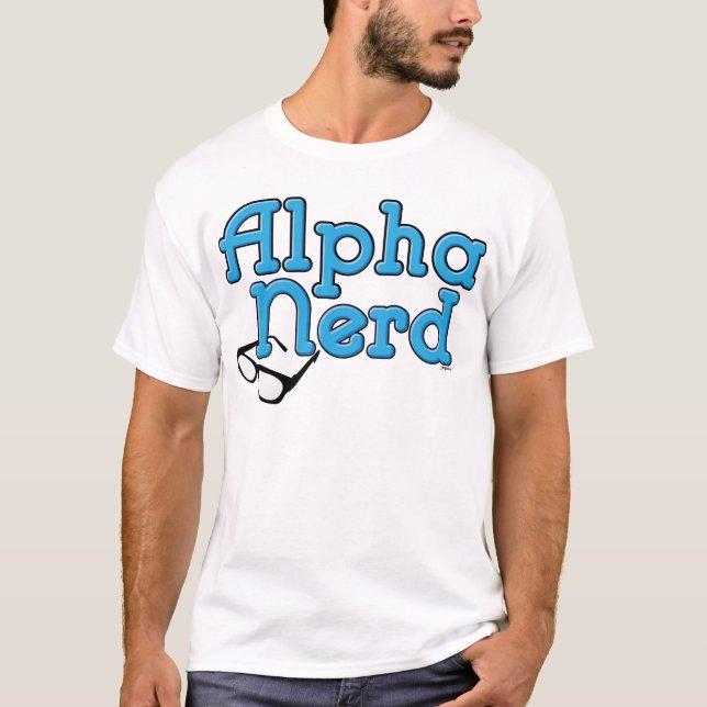 T-shirts Nerd alfa (Frente)