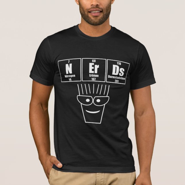 T-shirts Nerd-Branco (Frente)