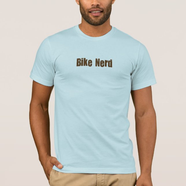 T-shirts Nerd da bicicleta (Frente)