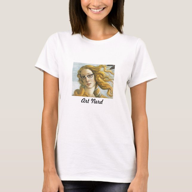 T-shirts nerd de arte (Frente)