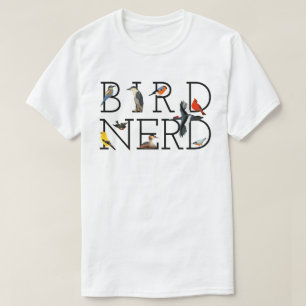 T-shirts Nerd de pássaro