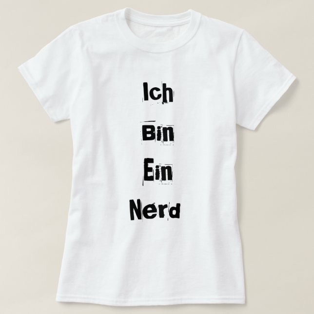 T-shirts Nerd Ein Caixa (Frente do Design)