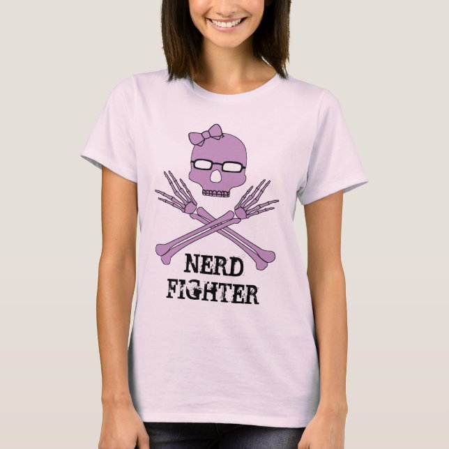 T-shirts Nerdfighter com arco (Frente)