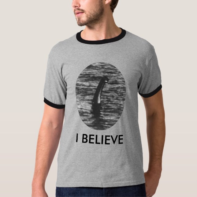 T-shirts Nessie, EU ACREDITO - personalizado (Frente)