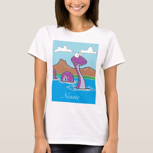 T-shirts Nessie: o monstro de Loch Ness (Frente)