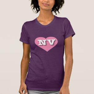 T-shirts Nevada Pink Heart - Adoro NV