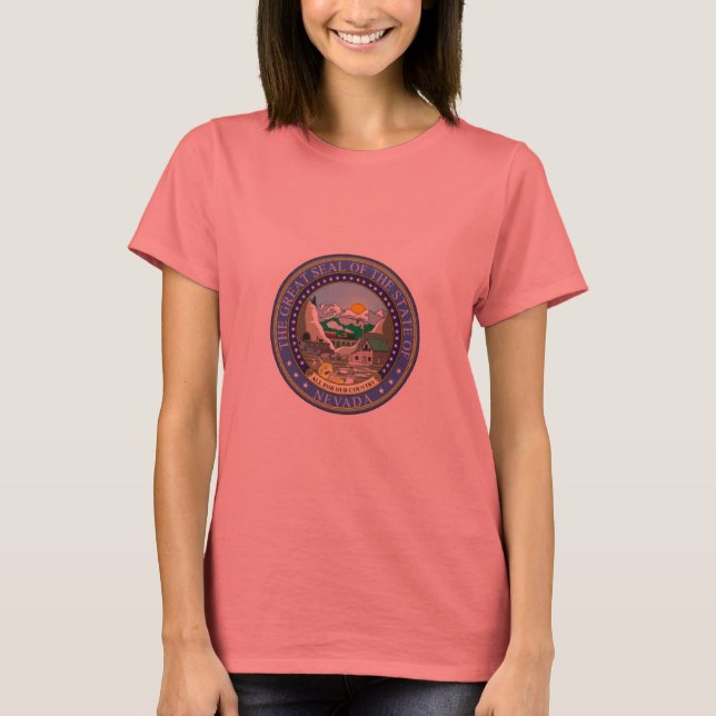 T-shirts Nevada State Seal (Frente)