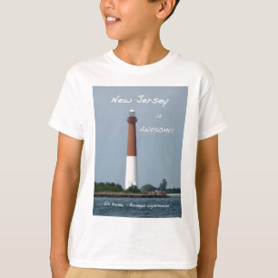 T-shirts New-jersey é impressionante - farol de Barnegat