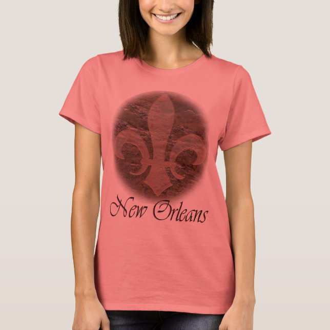 T-shirts New Orleans Fleur De Lis (Frente)
