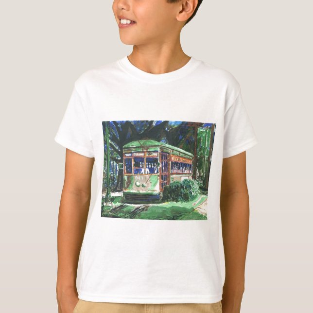 T-shirts New Orleans Street Car (Frente)