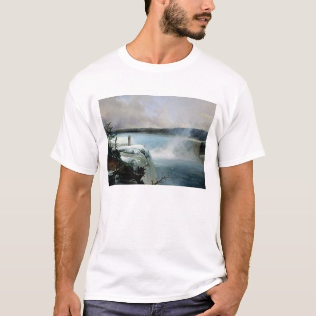 T-shirts Niagara Falls, c.1837-40 (óleo em canvas) (Frente)