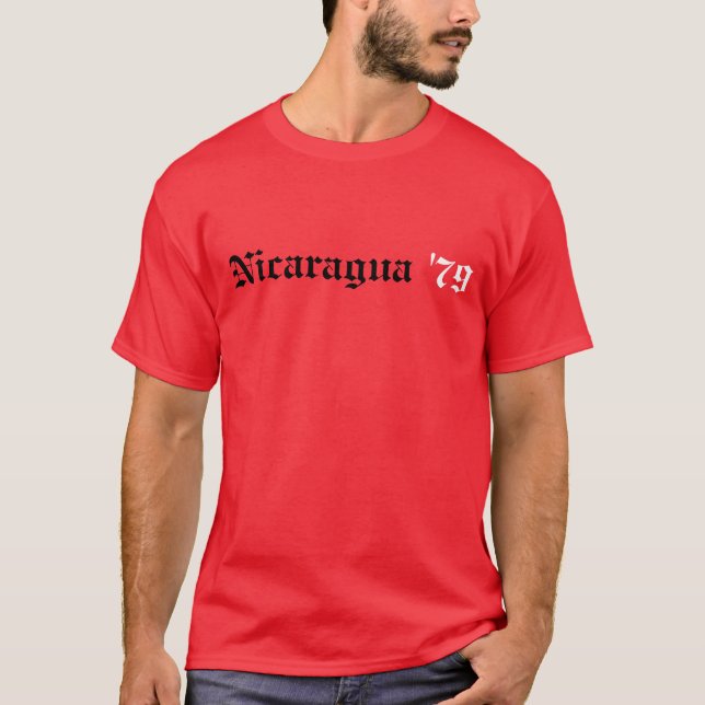 T-shirts Nicarágua '79 (Frente)