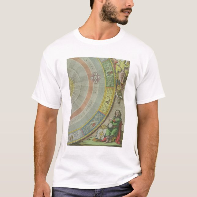 T-shirts Nicolau Copérnico (1473-1543), detalhe de um mapa (Frente)
