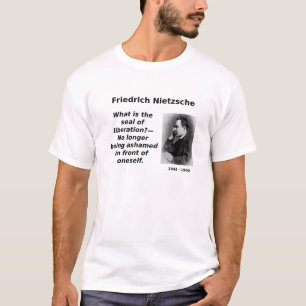 T-shirts Nietzsche, já não humilhado