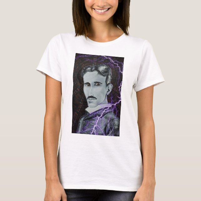 T-shirts Nikola Tesla (Frente)
