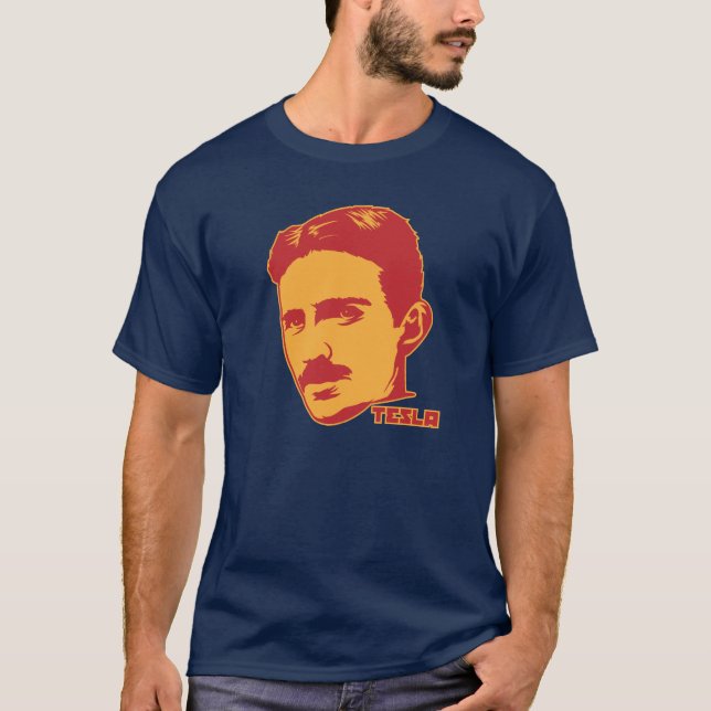 T-shirts Nikola Tesla (Frente)
