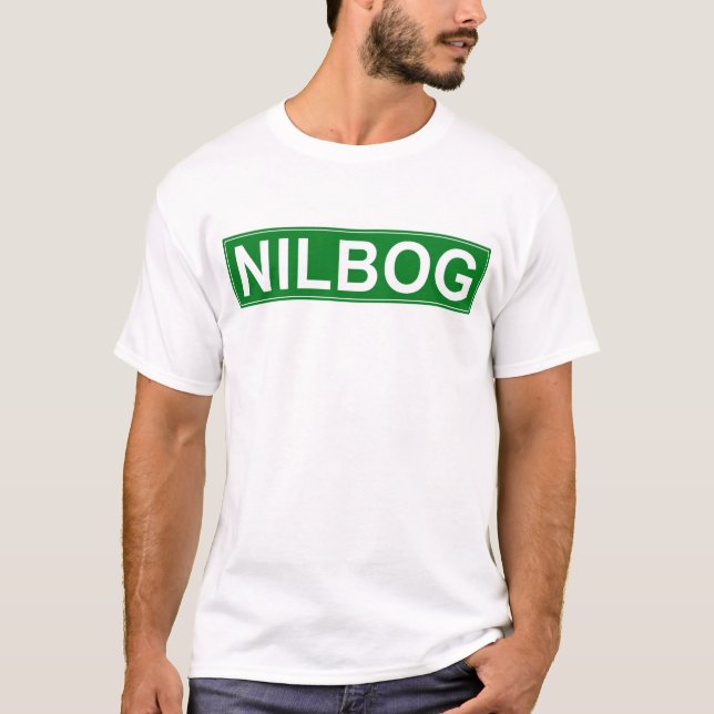 T-shirts Nilbog (Frente)