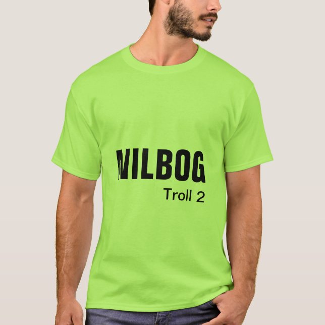 T-shirts NILBOG, troll 2 (Frente)