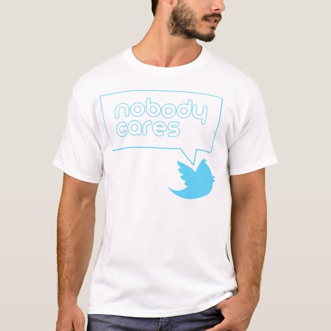 T-shirts Ninguém importa-se (Frente)