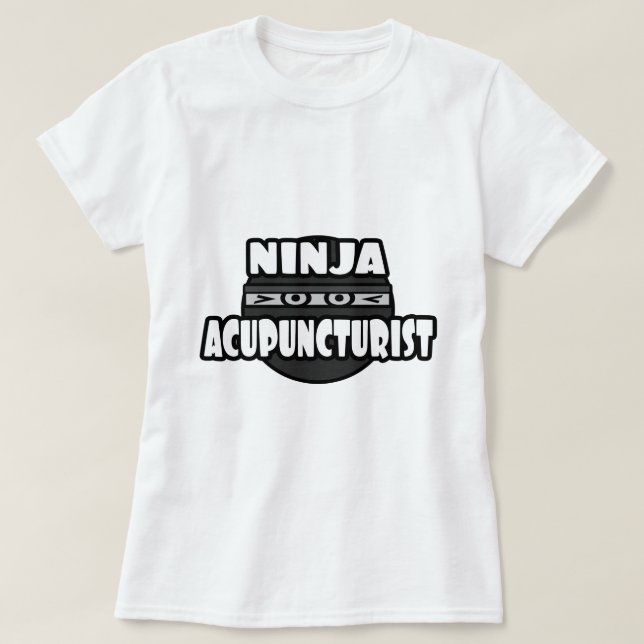 T-shirts Ninja Acupunturista (Frente do Design)