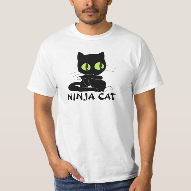 T-shirts Ninja Cat (Frente)