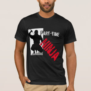 T-shirts ninja de meio expediente