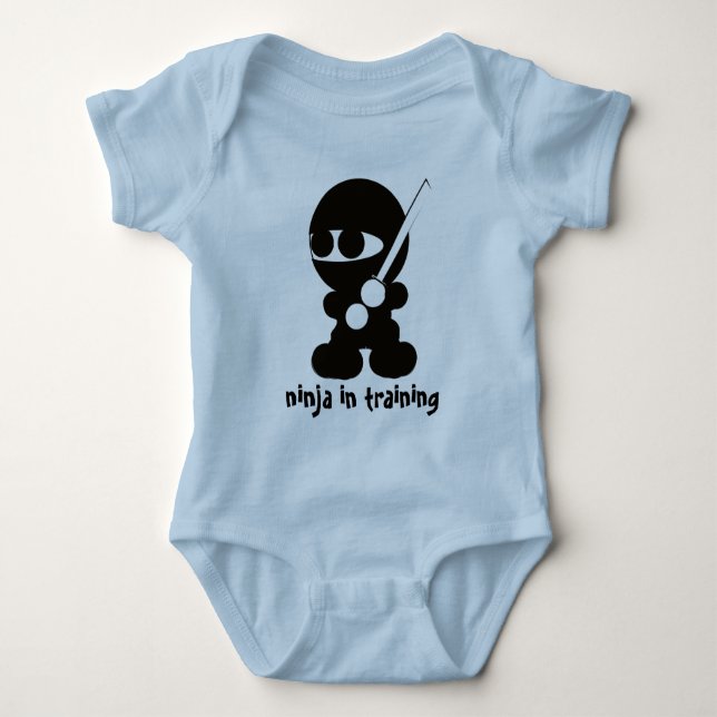 T-shirts Ninja no treinamento (Frente)