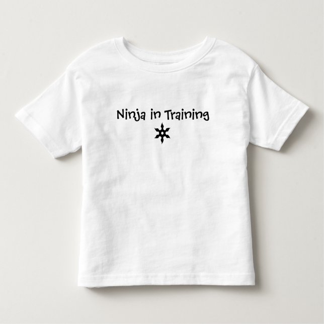 T-shirts Ninja no treinamento (Frente)